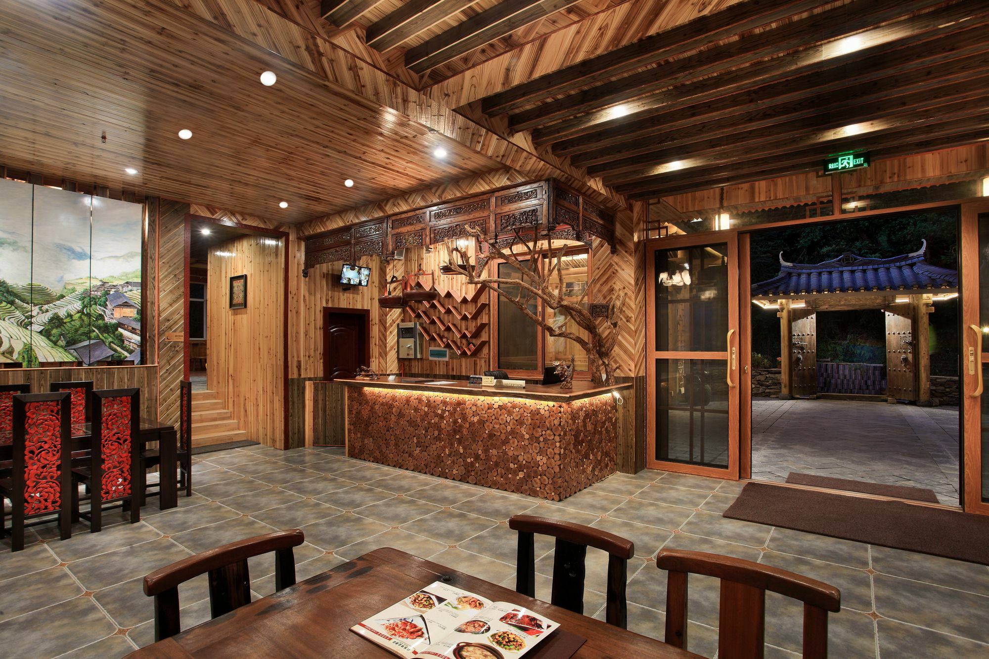 Baike Boutique Hotel Луншэн Экстерьер фото