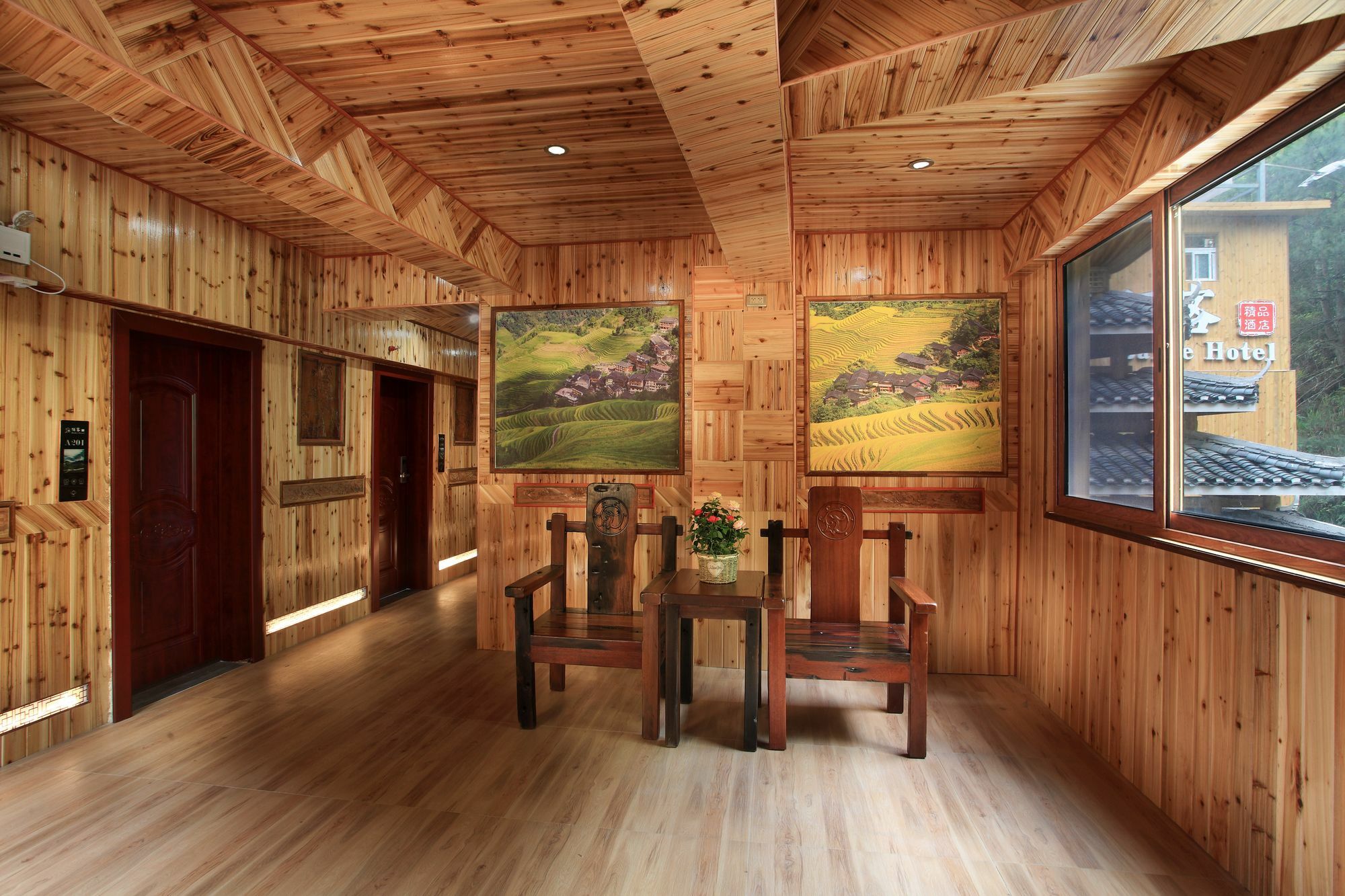 Baike Boutique Hotel Луншэн Экстерьер фото
